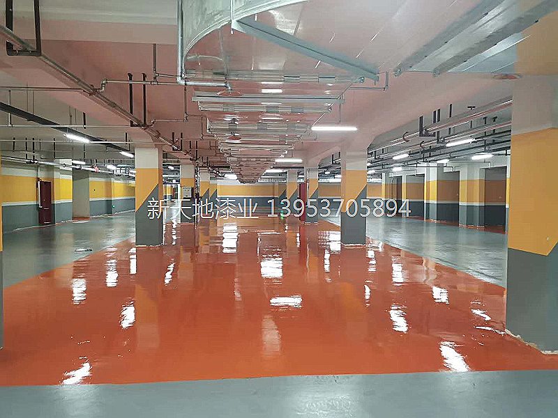 地下車庫(kù)停車場(chǎng)水泥自流平施工案例